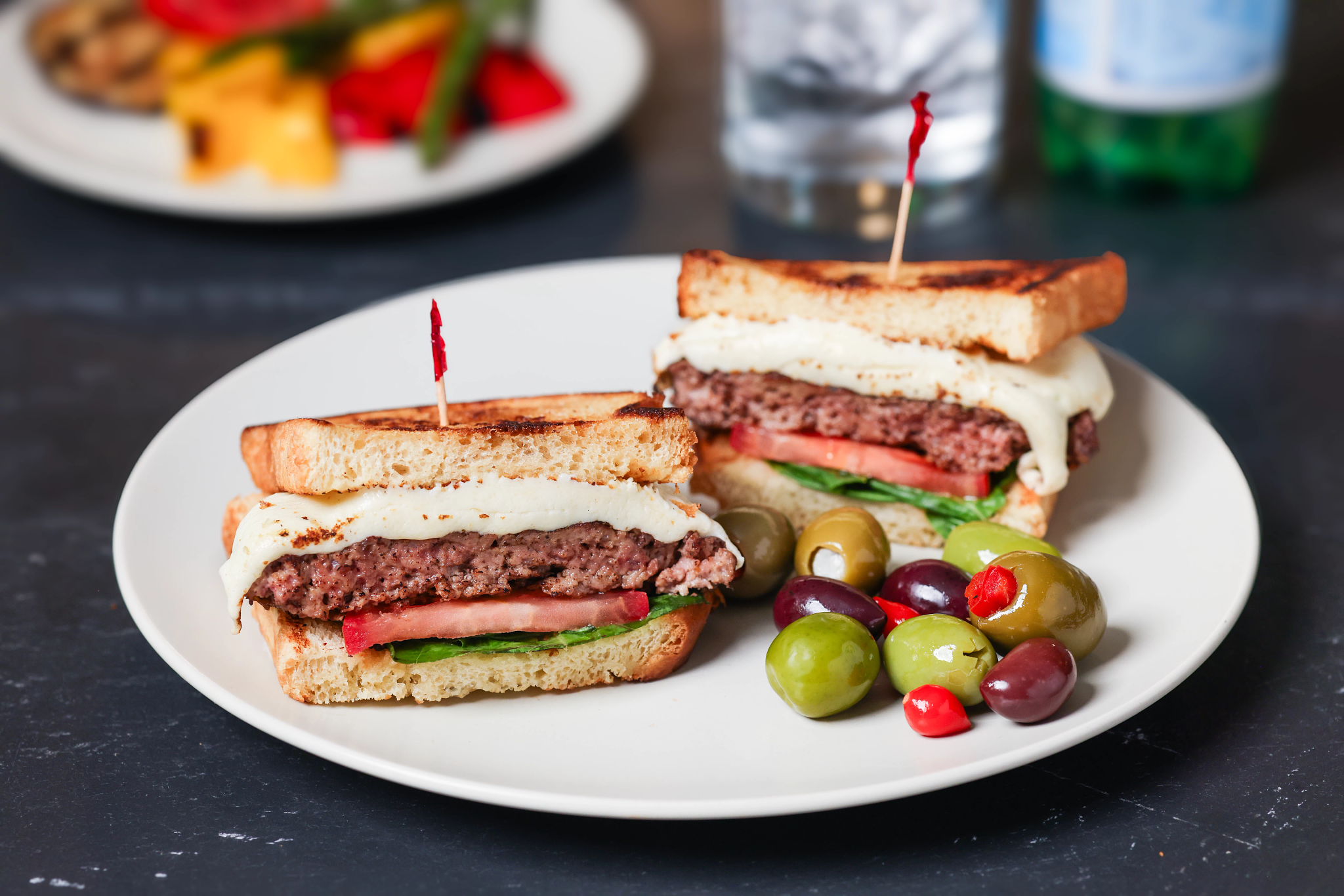 Caprese Smashburger Melts